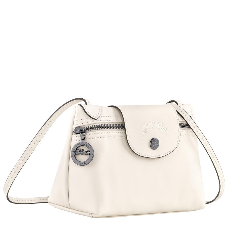 Ecru White Women's Longchamp Le Pliage Xtra XS Crossbody Bags | WAICN-2450