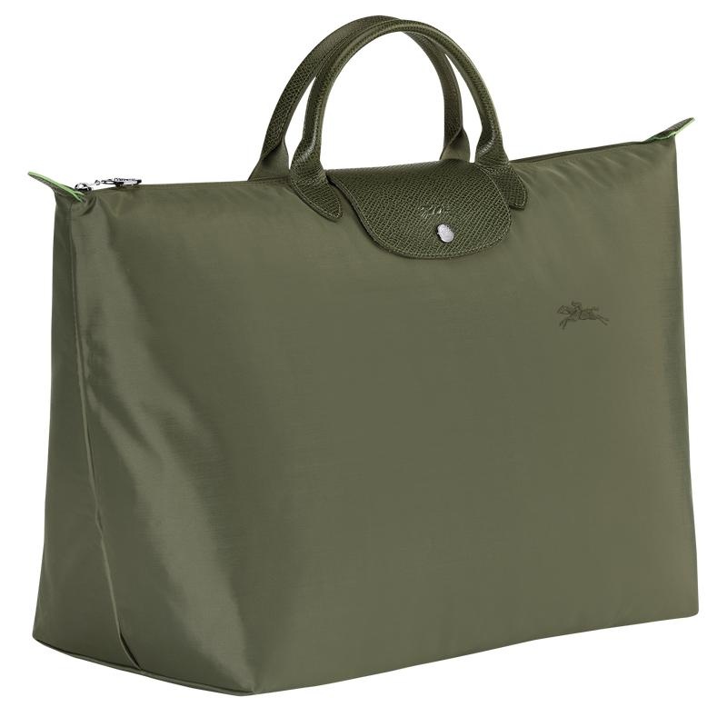 Forest Green Women's Longchamp Le Pliage Green S Travel Bags | GYRFX-0691