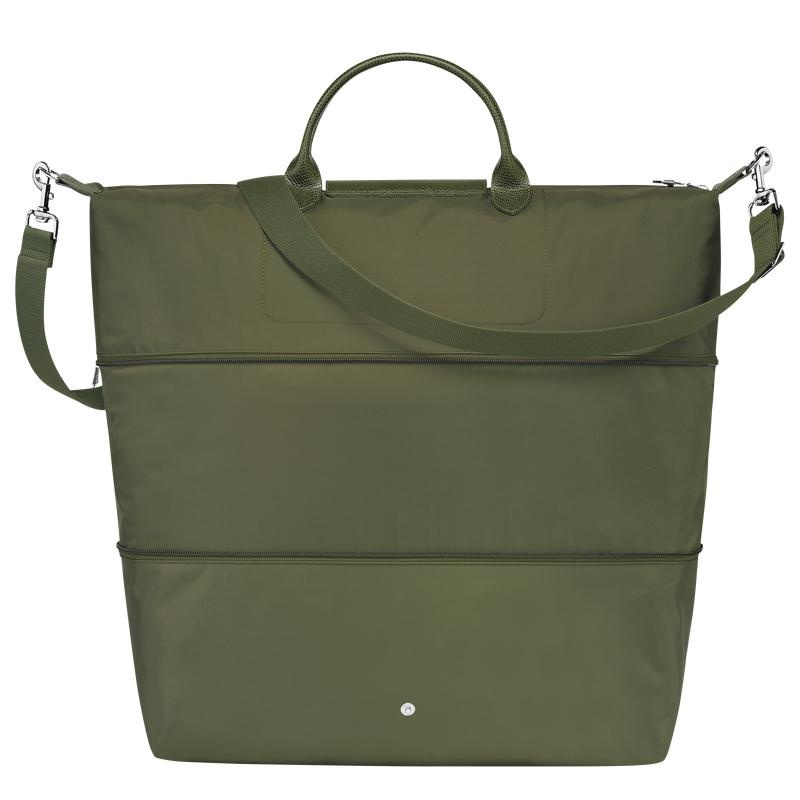 Forest Green Women's Longchamp Le Pliage Green expandable Travel Bags | ERUTK-6149