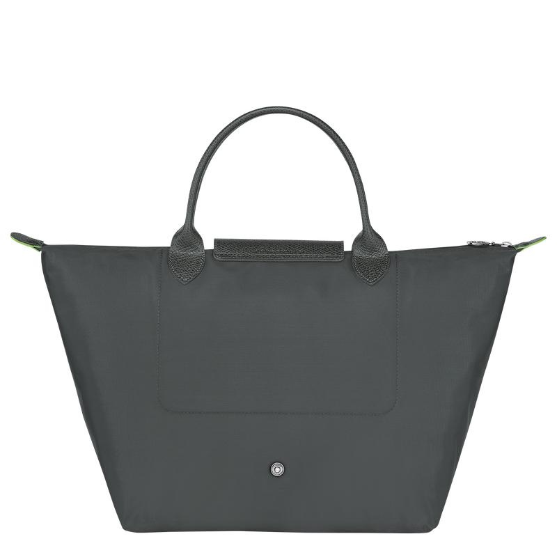 Graphite Grey Women's Longchamp Le Pliage Green M Handbags | BURJX-4831