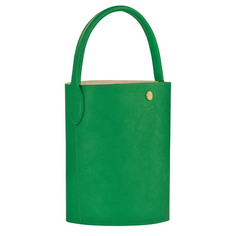 Green Women's Longchamp Épure S Bucket Bag | GWUHE-5401