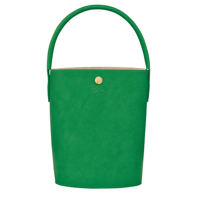 Green Women\'s Longchamp Épure S Bucket Bag | GWUHE-5401