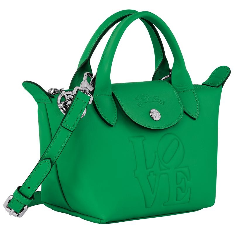 Green Women's Longchamp x Robert Indiana XS Handbags | GFPLT-3856