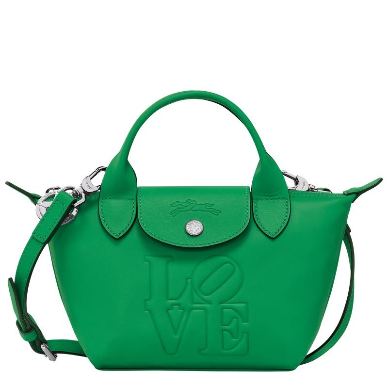 Green Women\'s Longchamp x Robert Indiana XS Handbags | GFPLT-3856