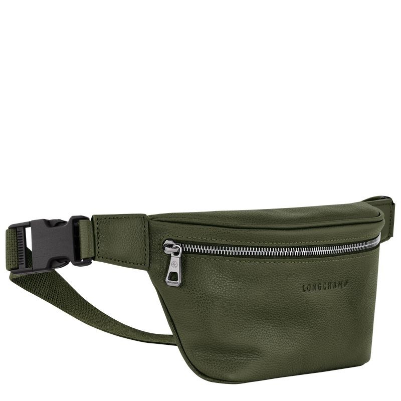 Khaki Men's Longchamp Le Foulonné M Belt Bags | BFMGN-2438