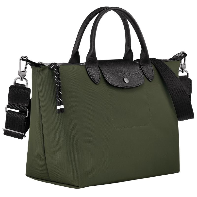 Khaki Men's Longchamp Le Pliage Energy L Handbags | ACSNE-2398