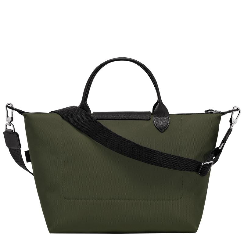 Khaki Men's Longchamp Le Pliage Energy L Handbags | ACSNE-2398