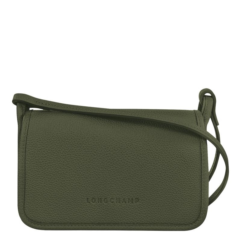 Khaki Women\'s Longchamp Le Foulonné XS Clutch Bag | RNLBO-6240