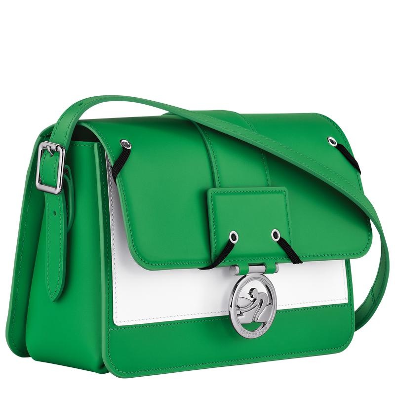 Lawn Green Women's Longchamp Box-Trot M Crossbody Bags | HWRSU-6439