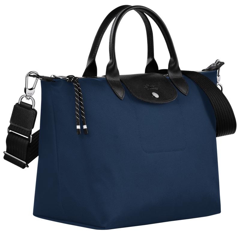 Navy Men's Longchamp Le Pliage Energy L Handbags | BPZYD-8357