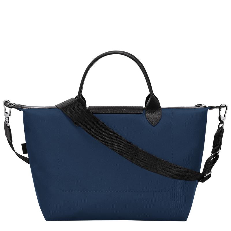 Navy Men's Longchamp Le Pliage Energy L Handbags | BPZYD-8357