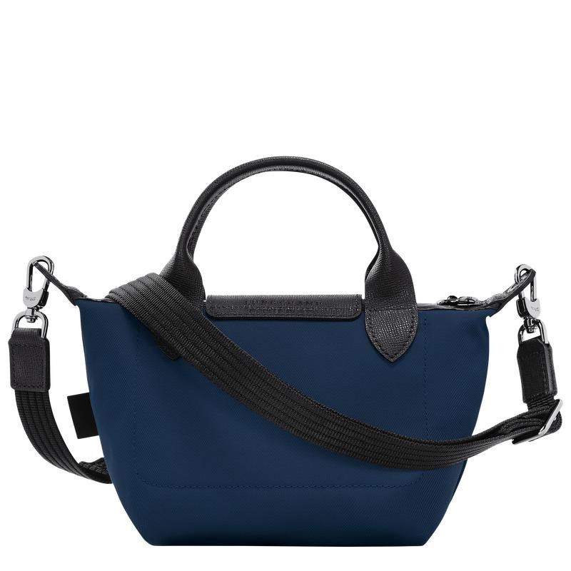 Navy Men's Longchamp Le Pliage Energy XS Handbags | RXHJO-6593