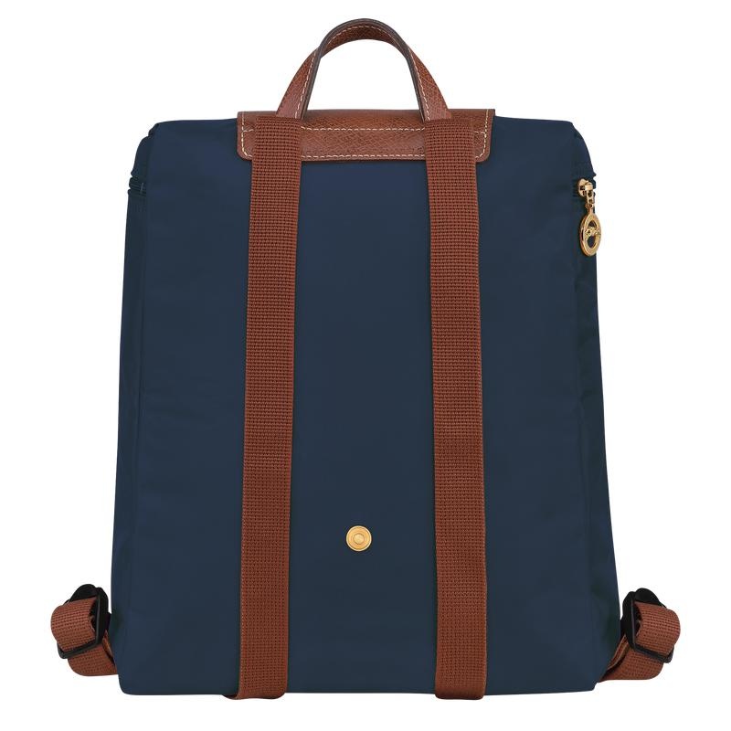 Navy Men's Longchamp Le Pliage Original M Backpacks | CIOKB-0497