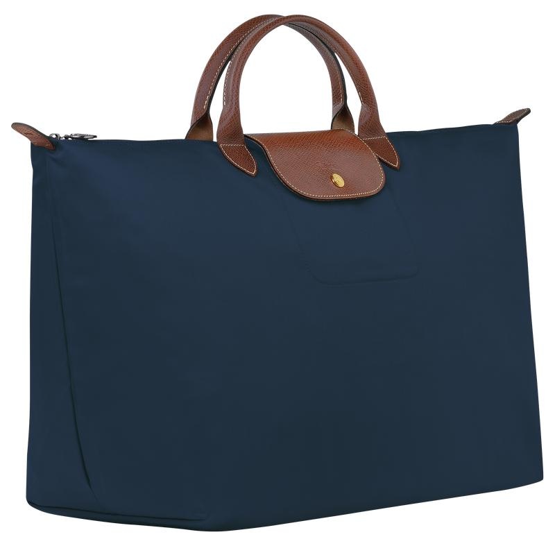 Navy Men's Longchamp Le Pliage Original S Travel Bags | DLPSY-0178