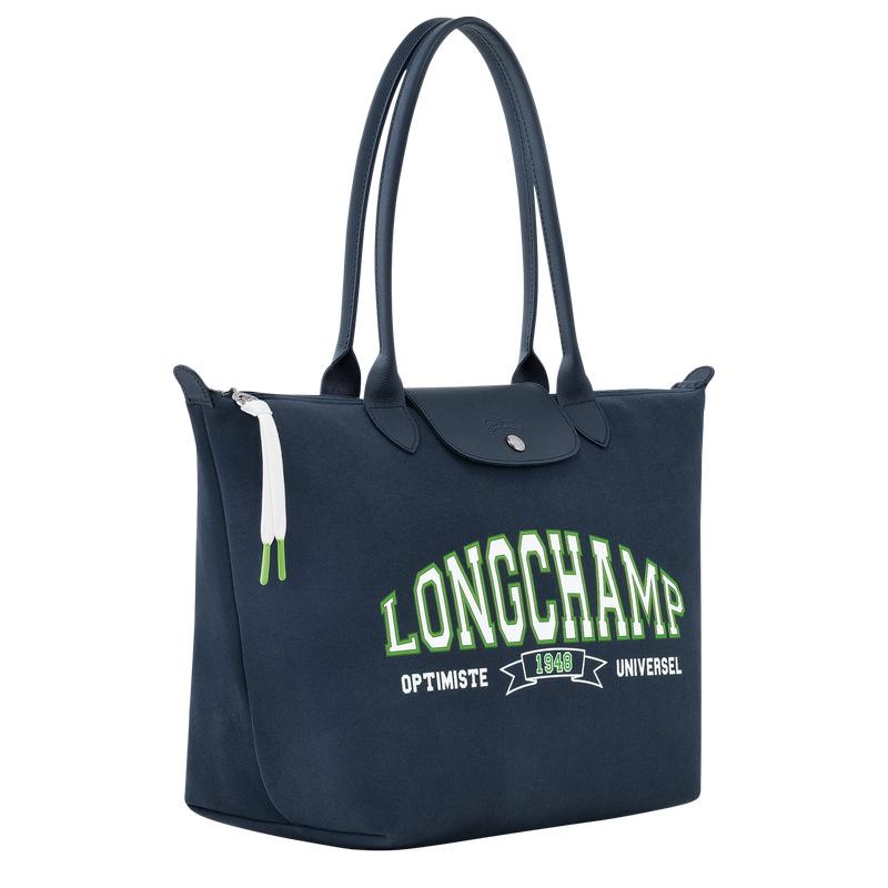 Navy Women's Longchamp Le Pliage Collection L Tote Bag | IRZKL-4892