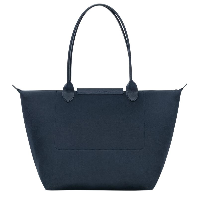 Navy Women's Longchamp Le Pliage Collection L Tote Bag | IRZKL-4892