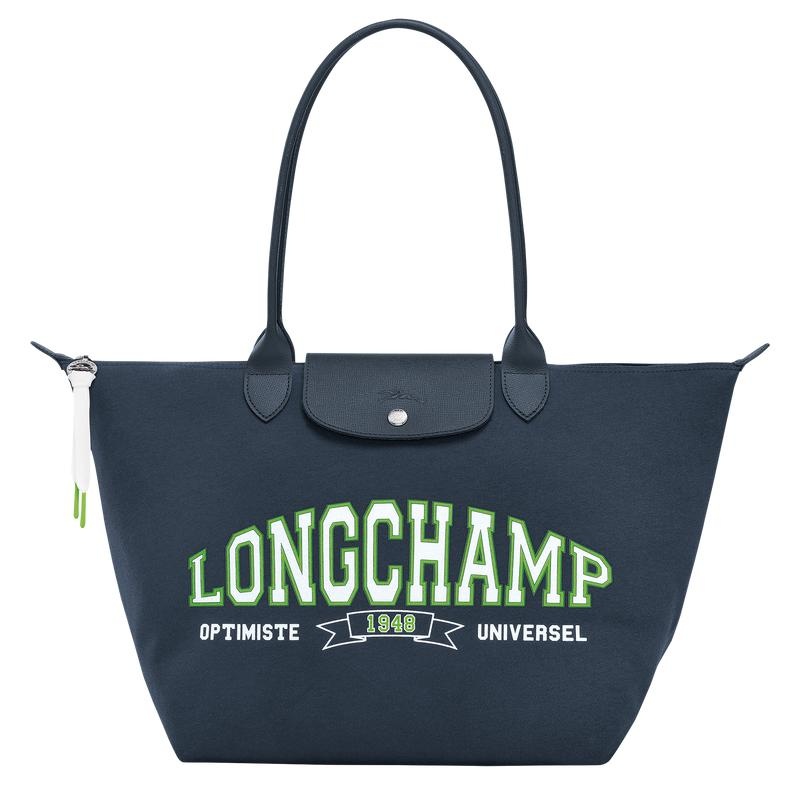 Navy Women\'s Longchamp Le Pliage Collection L Tote Bag | IRZKL-4892