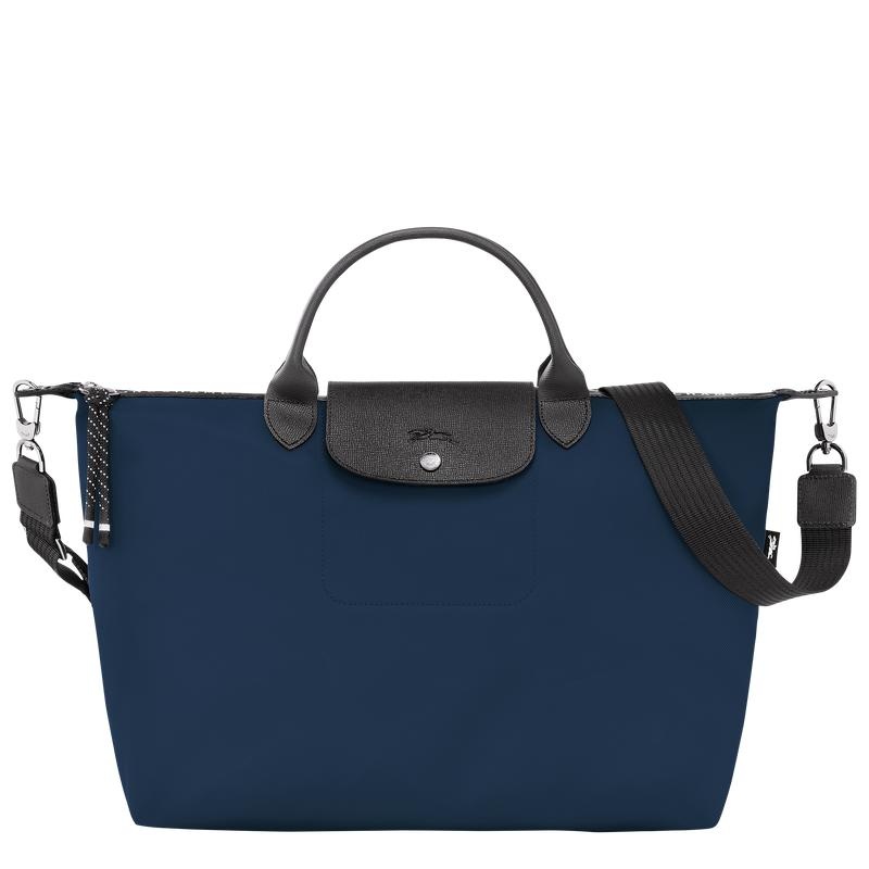 Navy Women\'s Longchamp Le Pliage Energy XL Handbags | YBMPA-6438