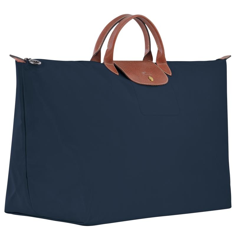 Navy Women's Longchamp Le Pliage Original M Travel Bags | OPVJA-8760