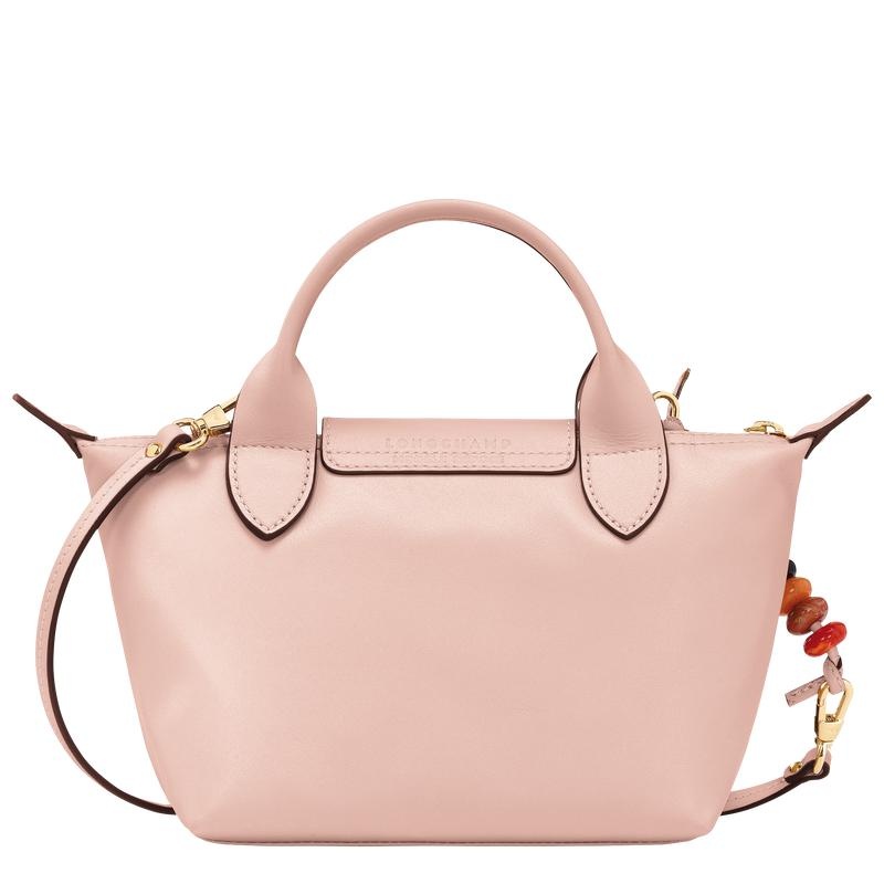 Nude Pink Women's Longchamp Le Pliage Xtra XS Handbags | TMQXK-0514