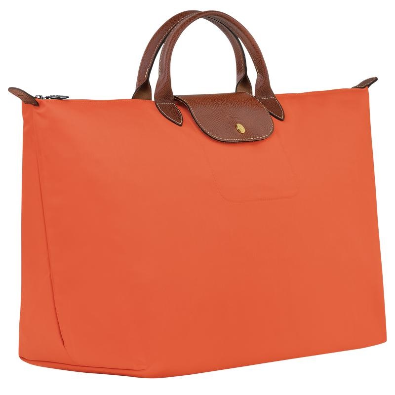 Orange Men's Longchamp Le Pliage Original S Travel Bags | ITJPZ-2604