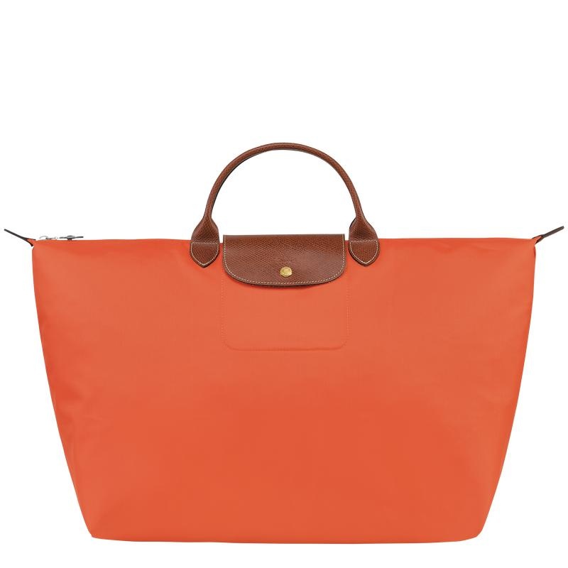 Orange Men\'s Longchamp Le Pliage Original S Travel Bags | ITJPZ-2604