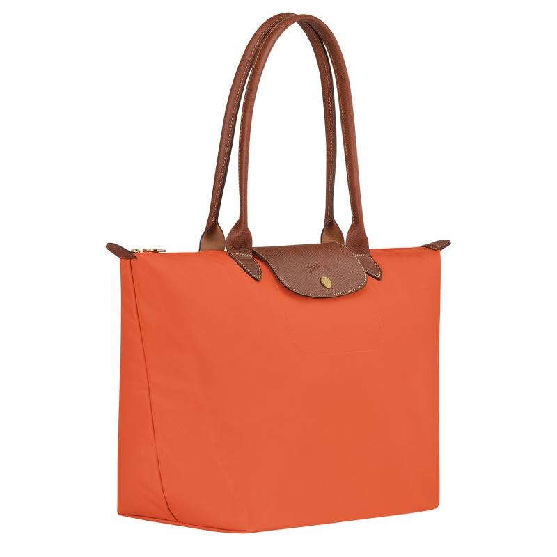 Orange Women's Longchamp Le Pliage Original L Tote Bag | HOXFS-3147