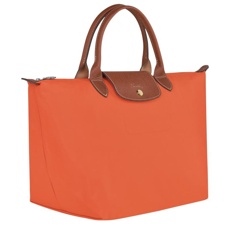 Orange Women's Longchamp Le Pliage Original M Handbags | TWCXI-5281