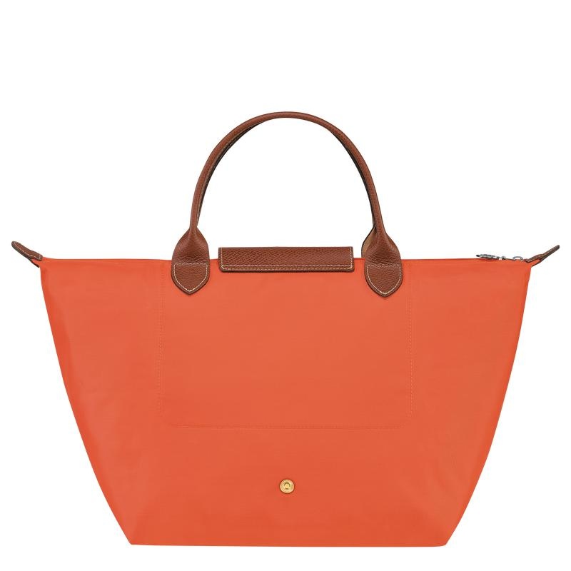 Orange Women's Longchamp Le Pliage Original M Handbags | TWCXI-5281