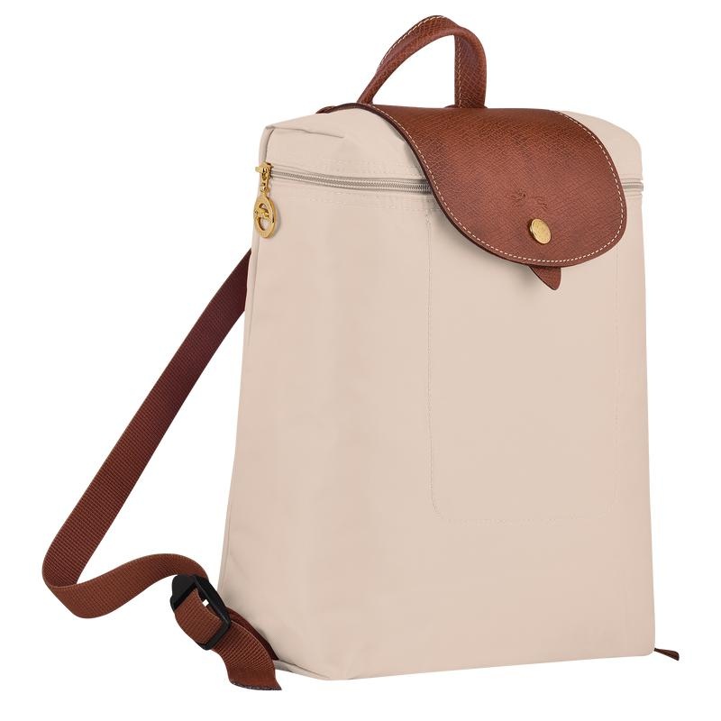 Paper White Men's Longchamp Le Pliage Original M Backpacks | GYOKV-9084