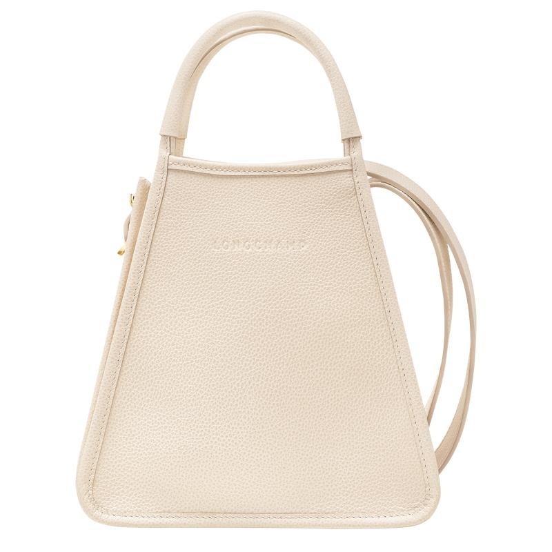 Paper White Women\'s Longchamp Le Foulonné S Handbags | IGBRO-3147