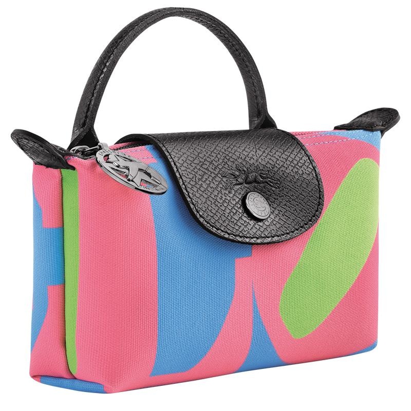 Pink Women's Longchamp x Robert Indiana Pouches | VBHSX-5871