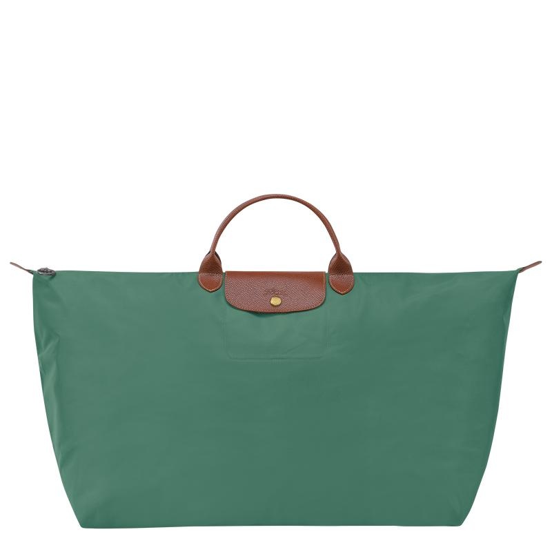 Sage Green Women\'s Longchamp Le Pliage Original M Travel Bags | AQBVY-7481