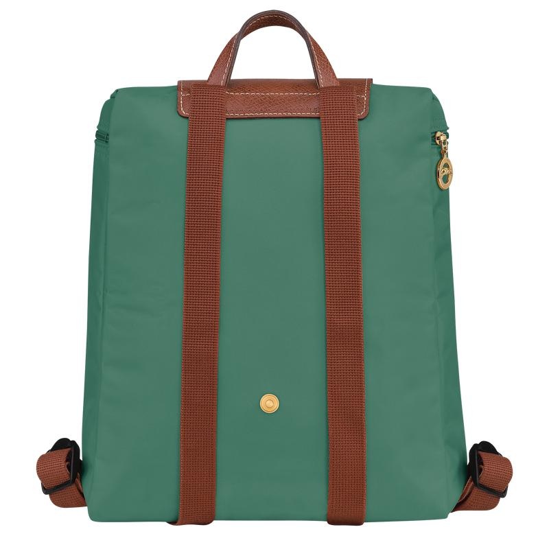 Sage Green Women's Longchamp Le Pliage Original M Backpacks | XYECJ-7986