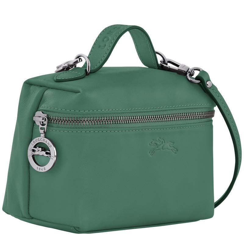 Sage Green Women's Longchamp Le Pliage Xtra XS Vanity Crossbody Bags | PQRYJ-1973