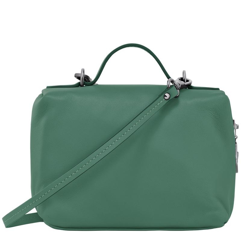 Sage Green Women's Longchamp Le Pliage Xtra XS Vanity Crossbody Bags | PQRYJ-1973