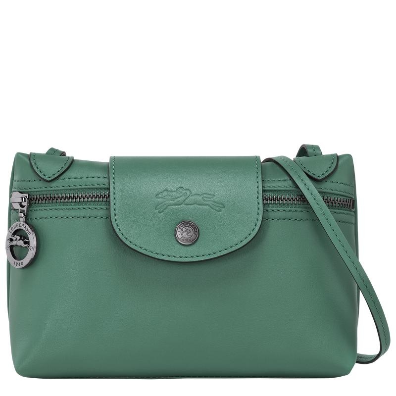 Sage Green Women\'s Longchamp Le Pliage Xtra XS Crossbody Bags | VSZQN-2873