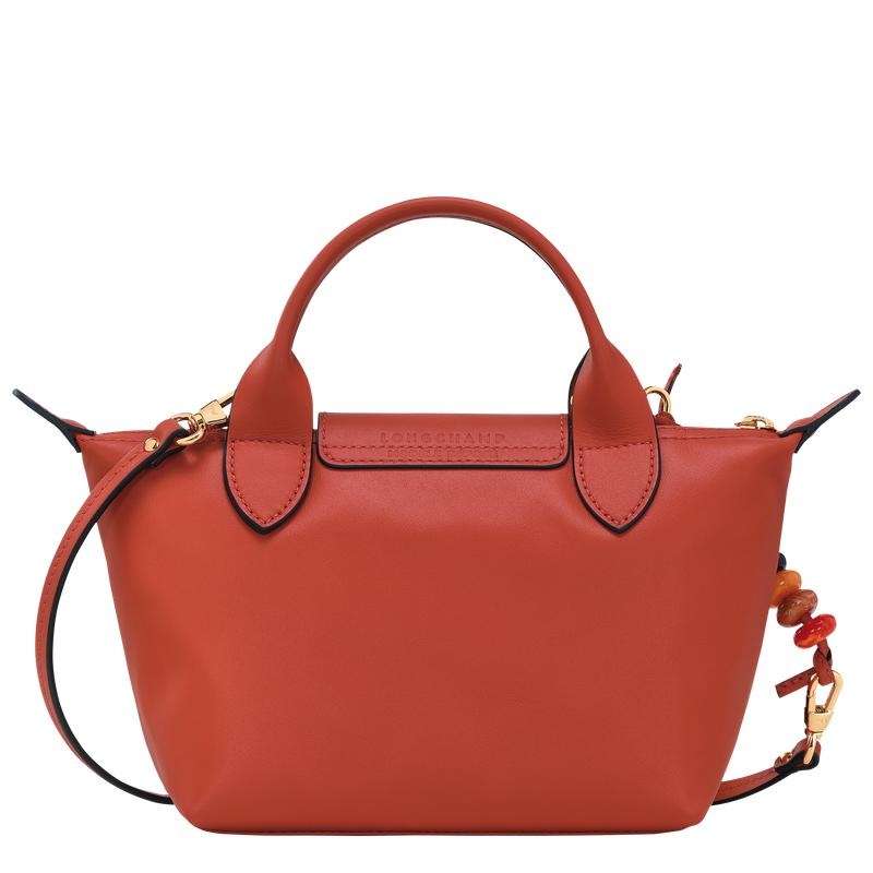 Sienna Red Women's Longchamp Le Pliage Xtra XS Handbags | MNAPU-9453