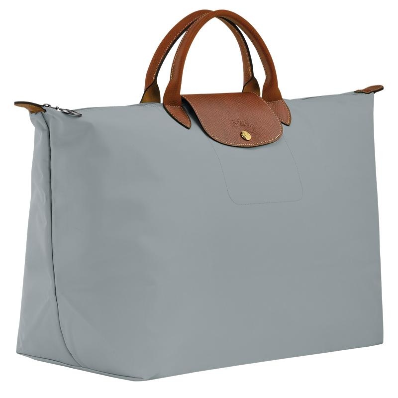 Steel Grey Men's Longchamp Le Pliage Original S Travel Bags | STAQV-2856