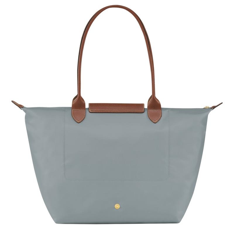 Steel Grey Women's Longchamp Le Pliage Original L Tote Bag | XNJCI-0963