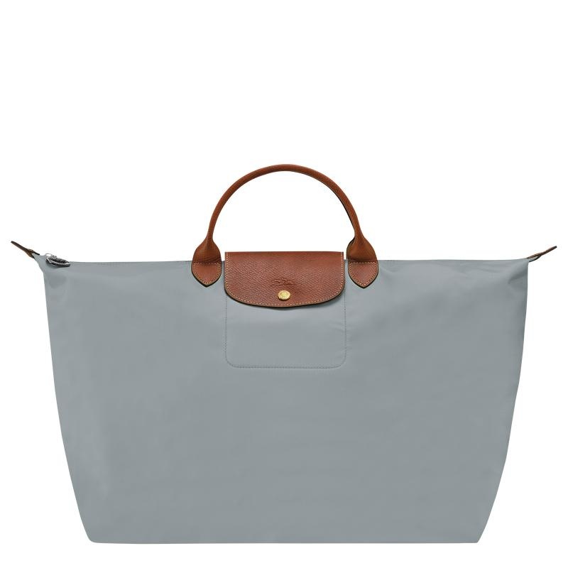 Steel Grey Women\'s Longchamp Le Pliage Original S Travel Bags | MEWRQ-8402