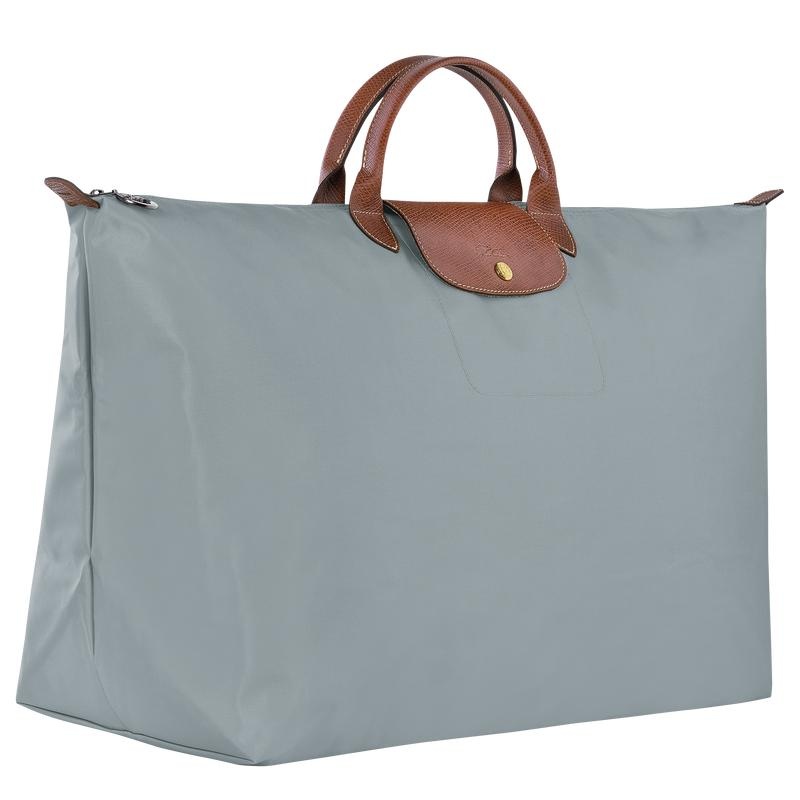 Steel Grey Women's Longchamp Le Pliage Original M Travel Bags | MNSUY-9825