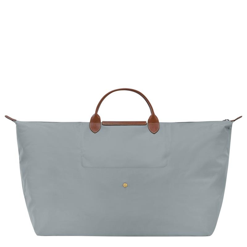 Steel Grey Women's Longchamp Le Pliage Original M Travel Bags | MNSUY-9825