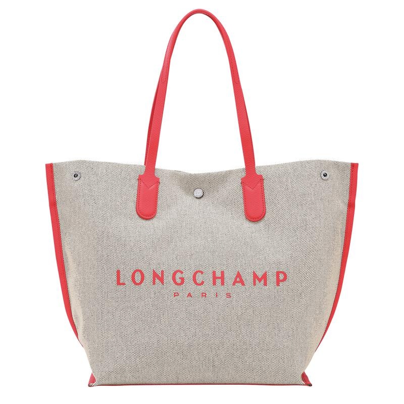 Strawberry Red Women\'s Longchamp Essential L Tote Bag | PYMZT-3184