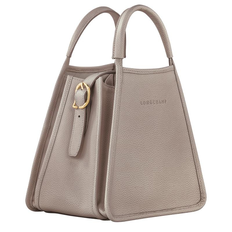 Turtledove Grey Women's Longchamp Le Foulonné S Handbags | NTOXB-1037