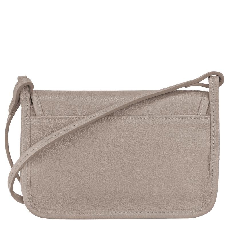 Turtledove Grey Women's Longchamp Le Foulonné XS Clutch Bag | KIMAN-5739