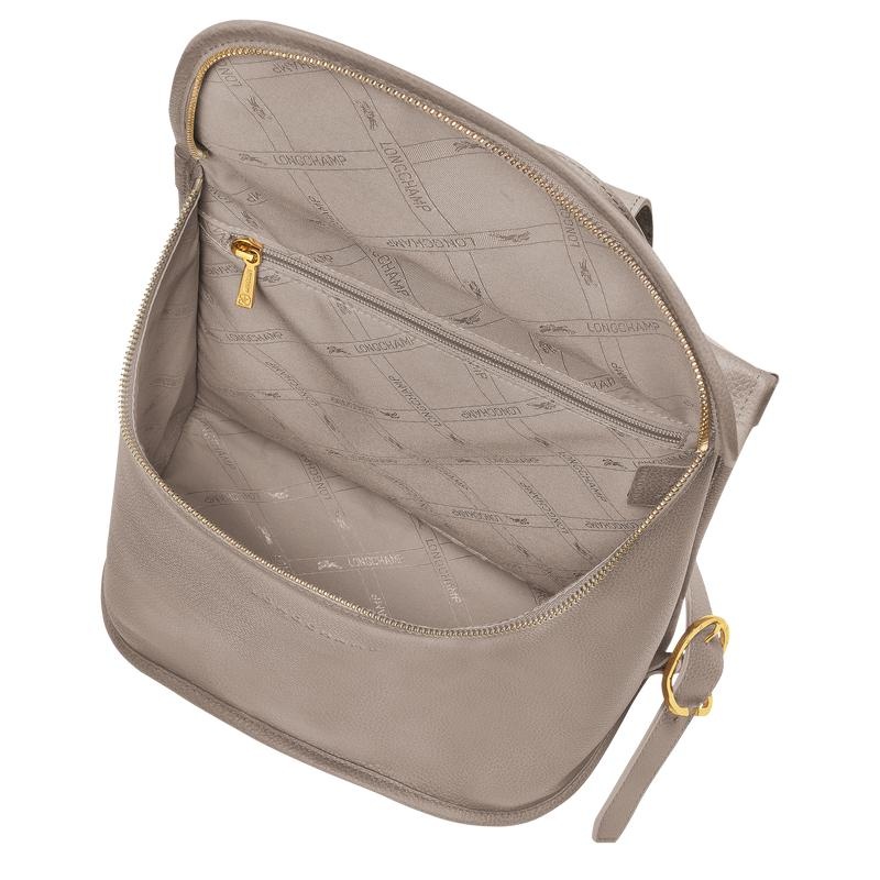 Turtledove Grey Women's Longchamp Le Foulonné Backpacks | ZWQYN-2581