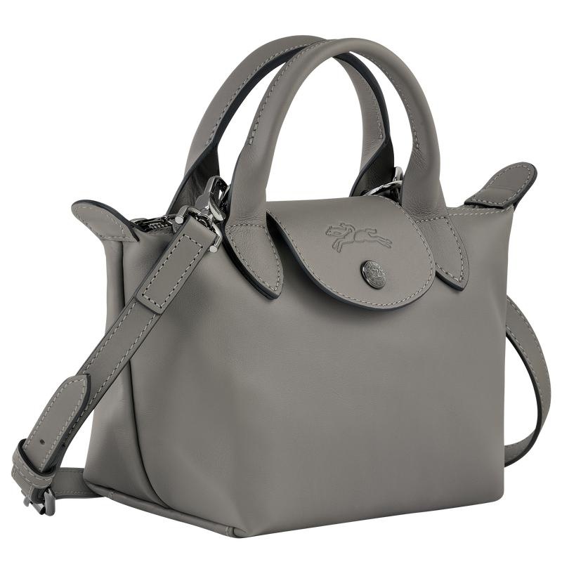 Turtledove Grey Women's Longchamp Le Pliage Xtra XS Handbags | OKLIX-6054