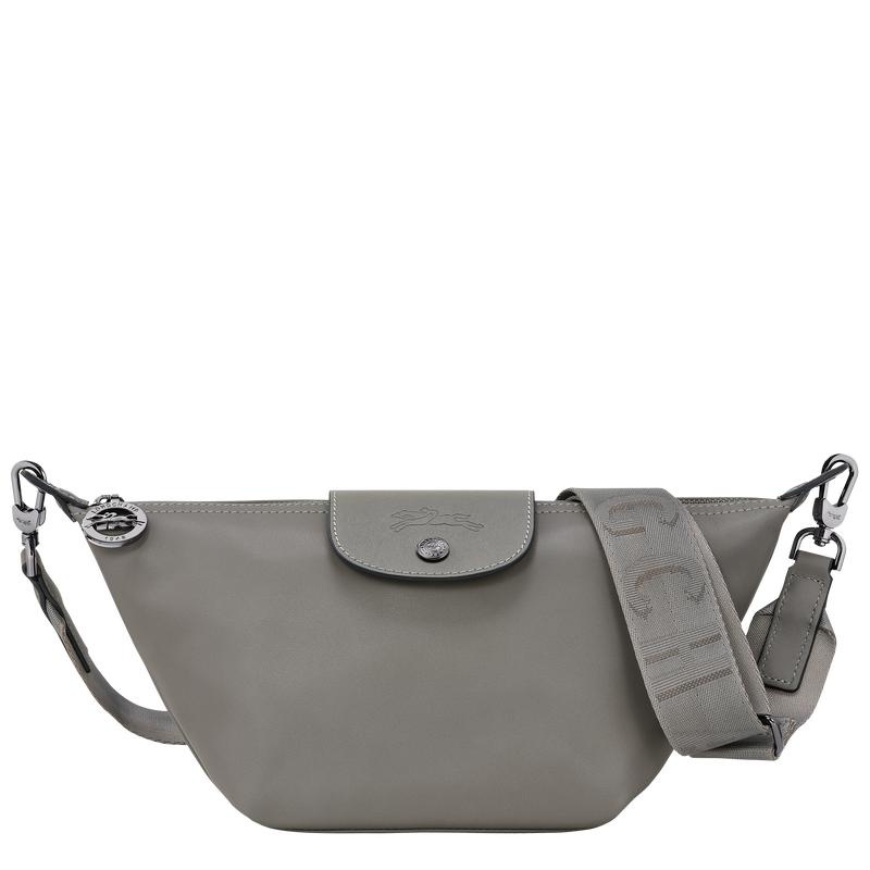 Turtledove Grey Women\'s Longchamp Le Pliage Xtra XS Crossbody Bags | YBRPA-2754