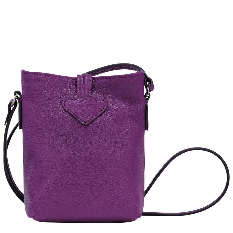 Violet Purple Women's Longchamp Roseau XS Crossbody Bags | RIMKQ-2951